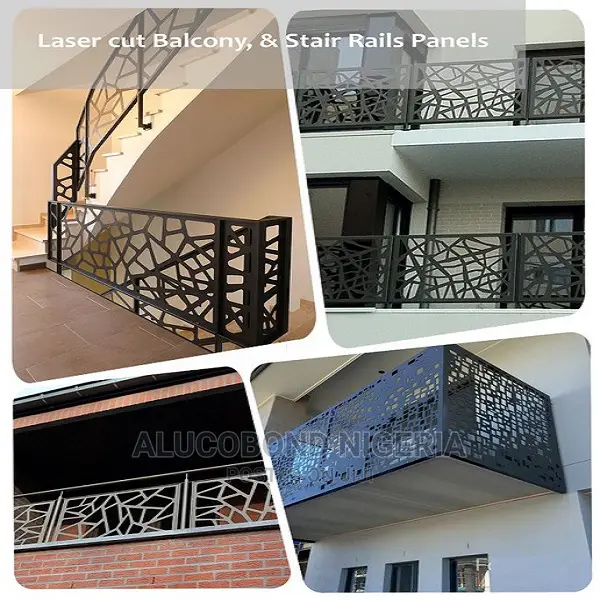 Laser Cutting Railings in Agege Building Materials, Alucobond Nigeria