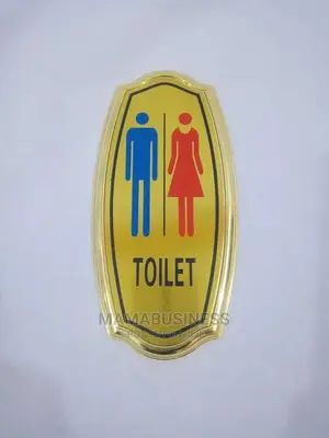 Unisex Door Signage Toilet Sign