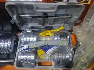 Pair Of 15kg Steel Dumbbell G21