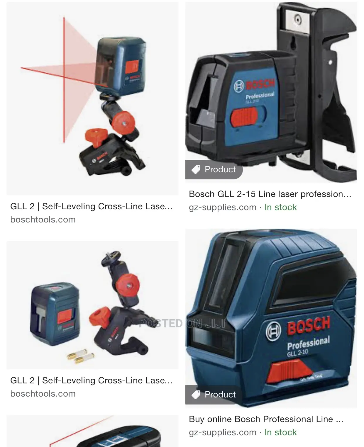 Bosch Professional Dumping Level