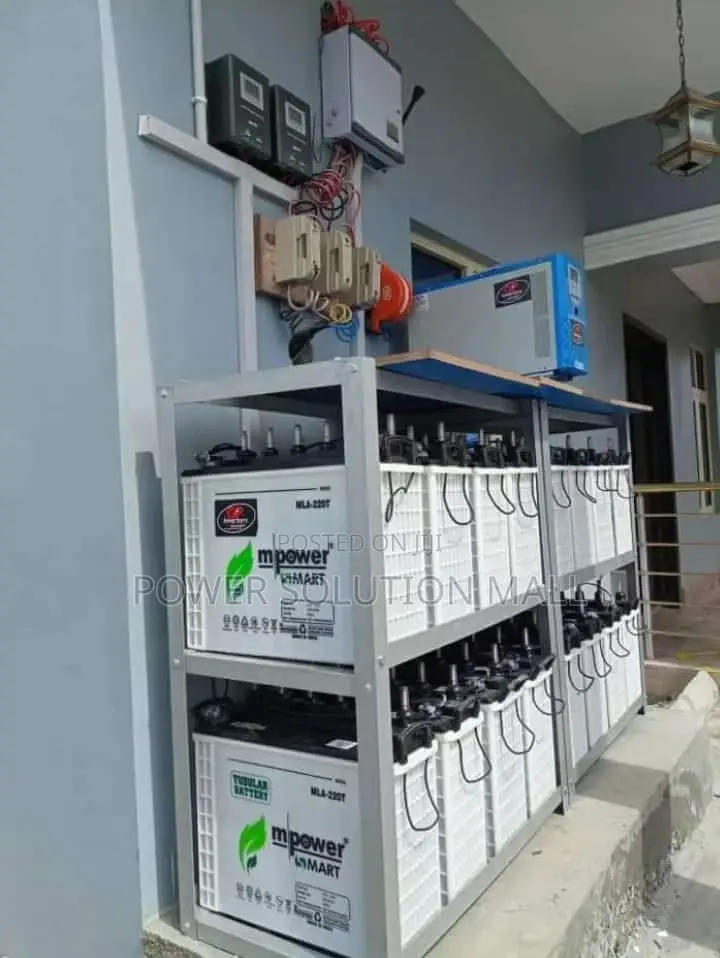 Complete 15kva Solar System With 16 Batteries 36 Panels