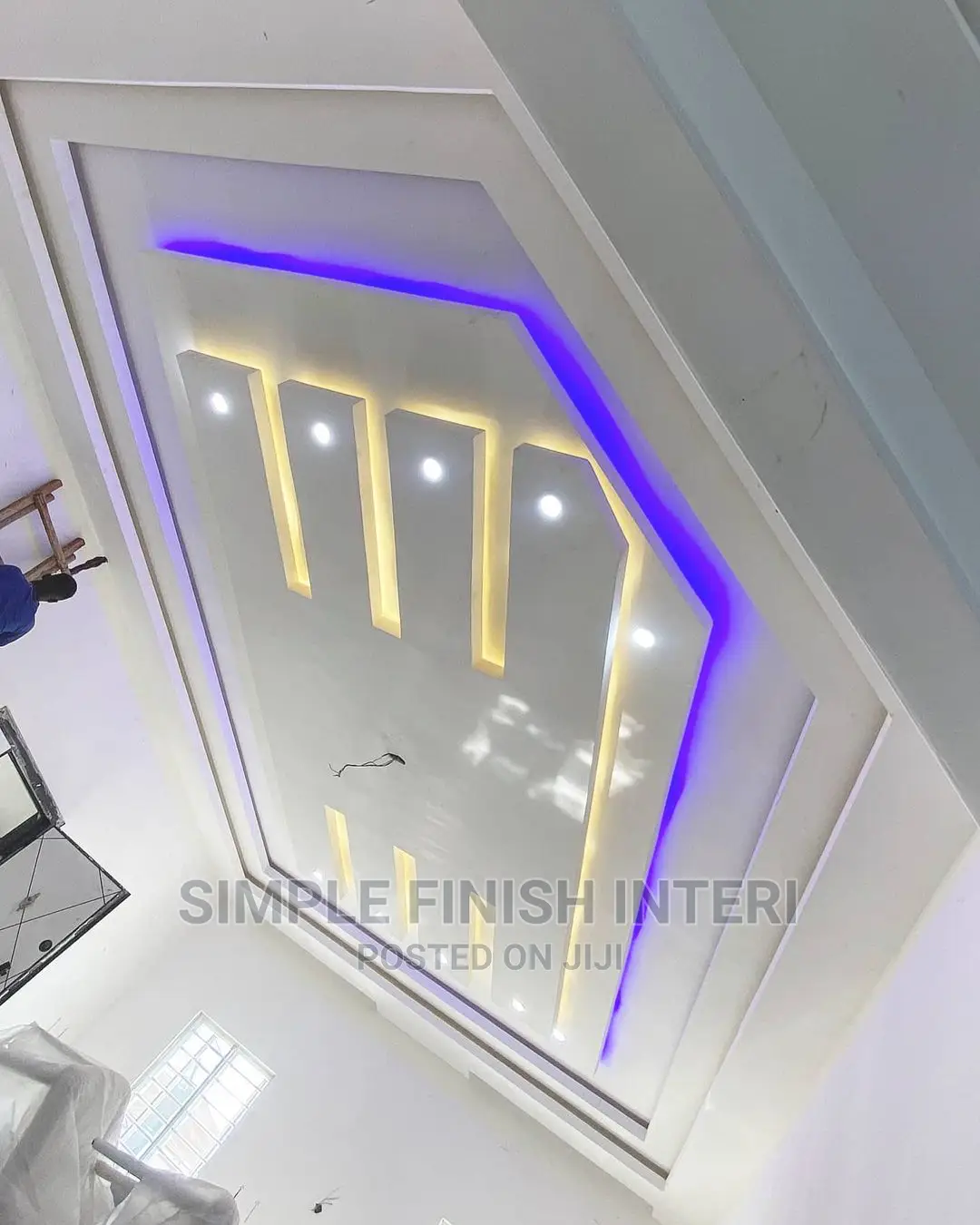 Pop Ceiling Tv Wall Unit Interior Design