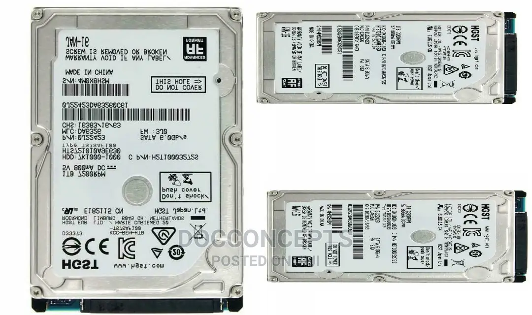 1tb Hgst Digital Internal Notebook Hard Drive
