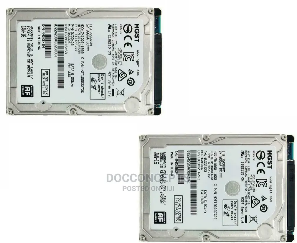 1tb Hgst Digital Internal Notebook Hard Drive