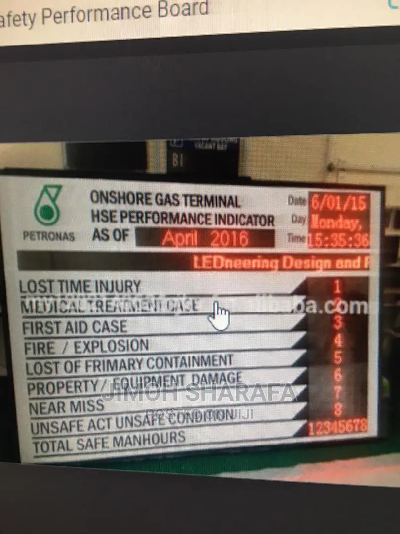 Safety Sign, Statistics Board and Advertising Board