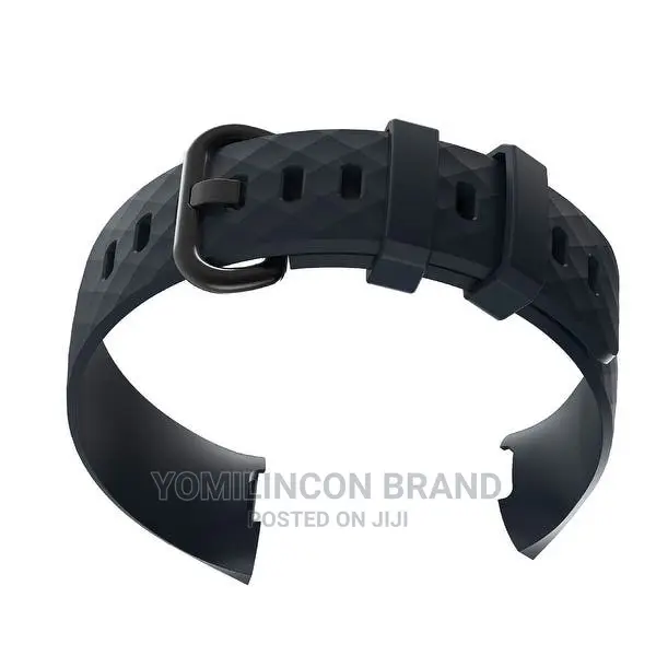 Fitbit Charge 4, 3 Replacement Black - Black.