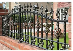 Wrought Iron Fence Rail