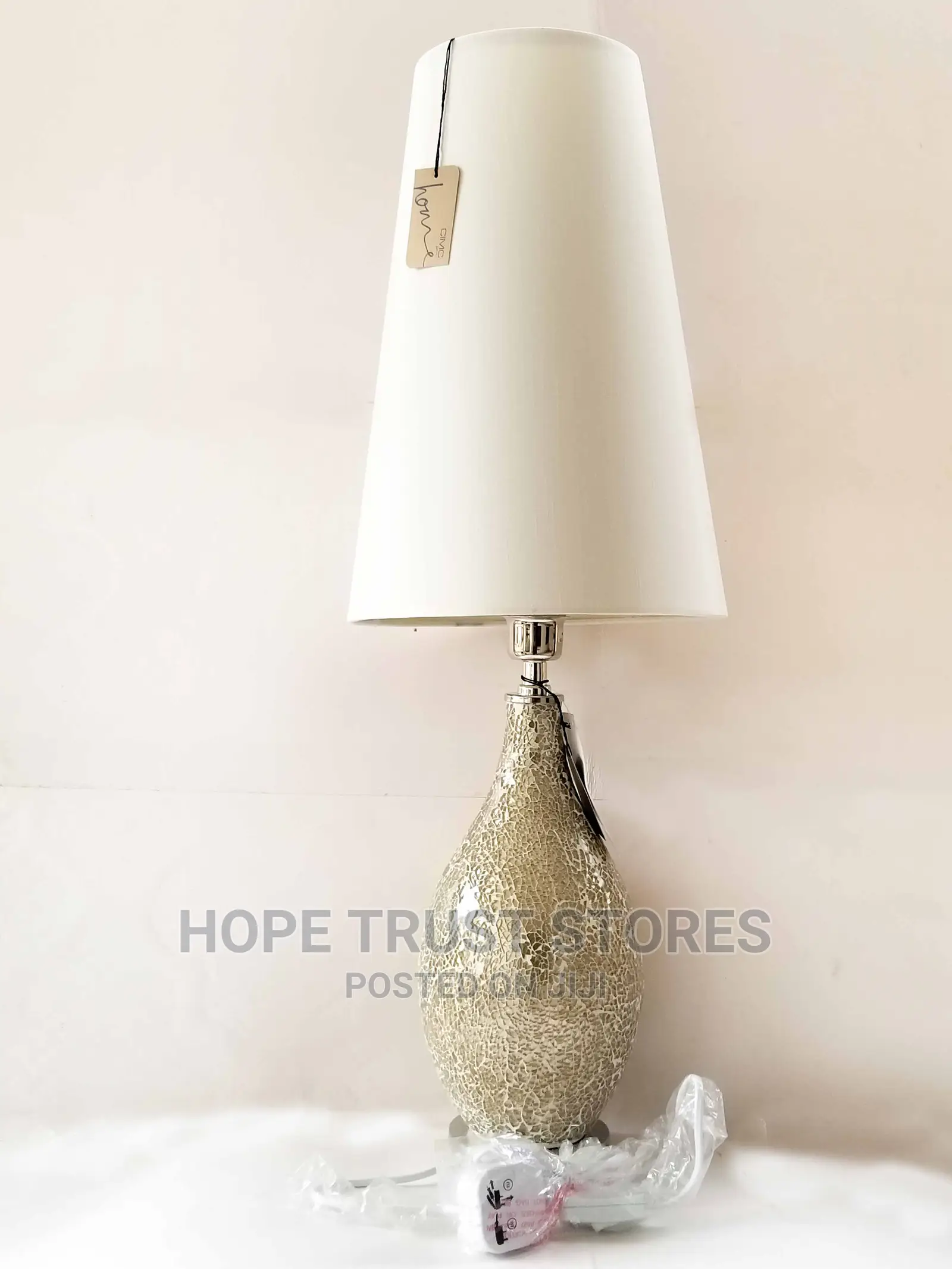 Mercury Sparkle Mosaic Statement Lamp