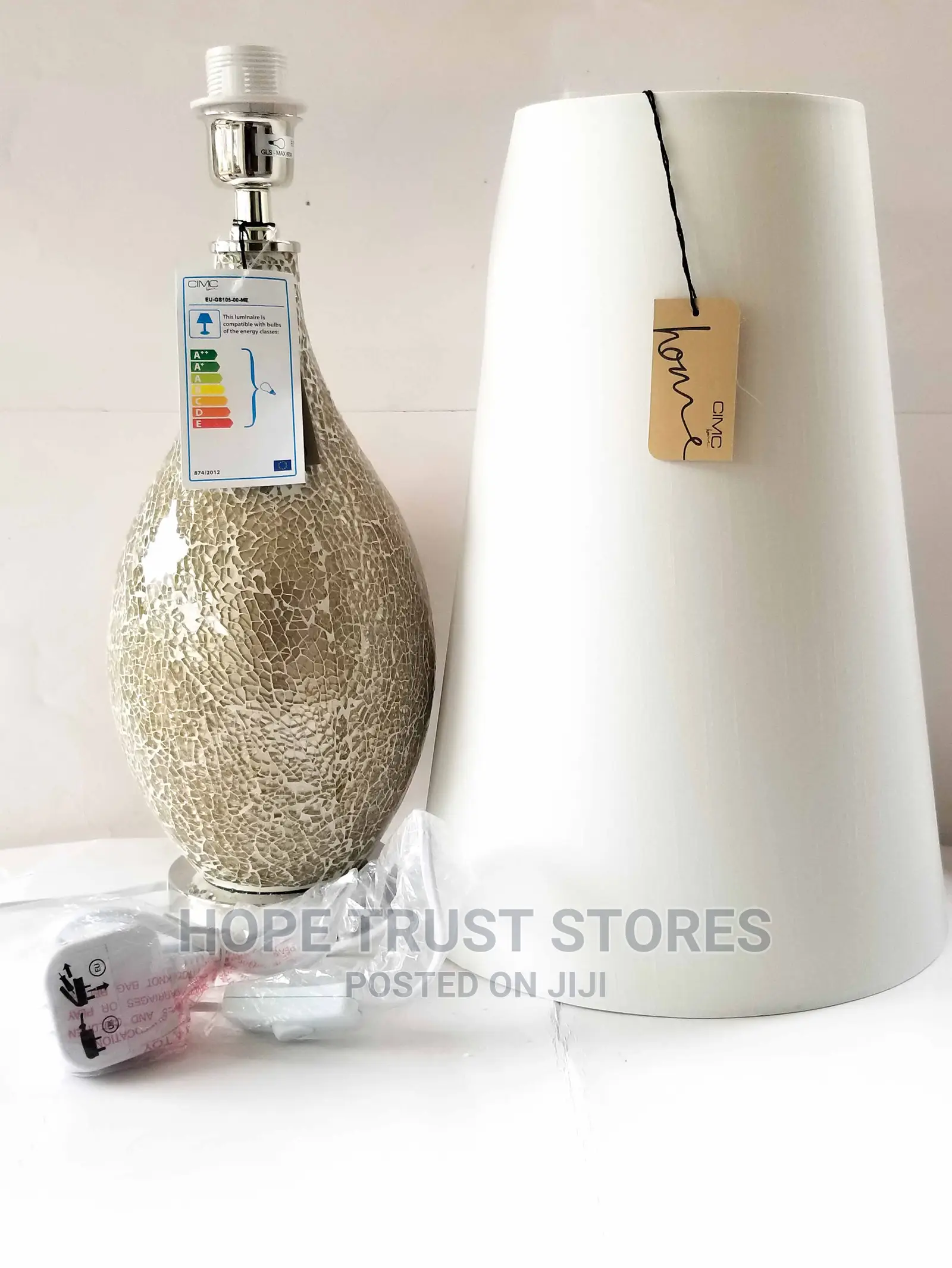 Mercury Sparkle Mosaic Statement Lamp