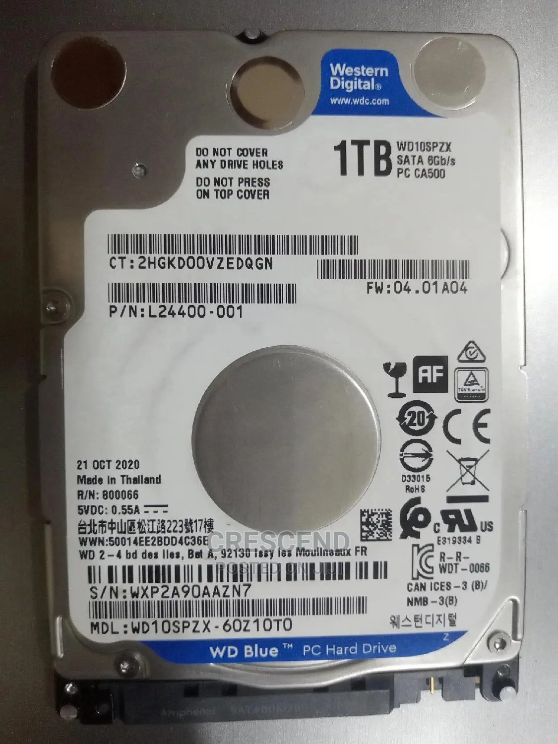 1tb Internal Hard Disk Drive (1 Terabyte)