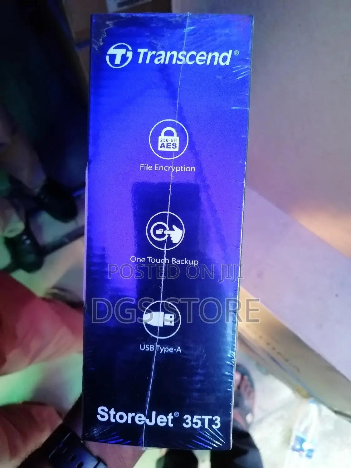 Transcend 8tb External Hard Drive Storejet 35T3