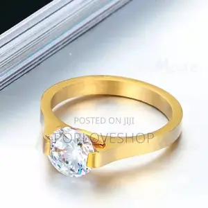 Non Fade Titanium Engagement Ring