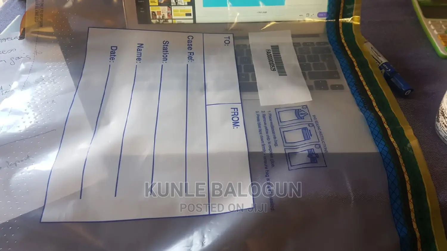 Forensic Tamper Evident Bags