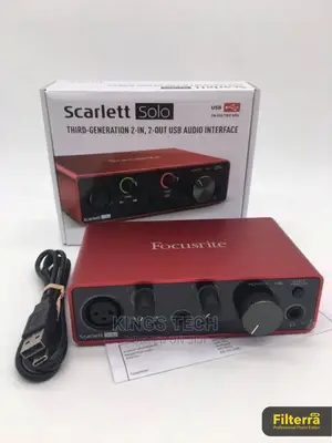 Scarlet Focusrite Solo 2in/2out Put Soundcard