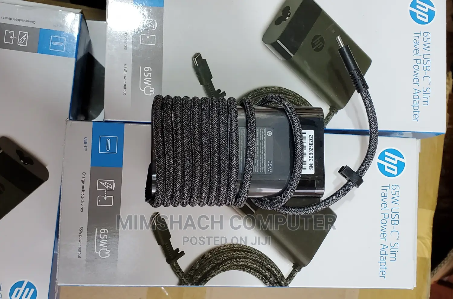 Hp 65wh Type-C Charger With Usb-a Charging Port