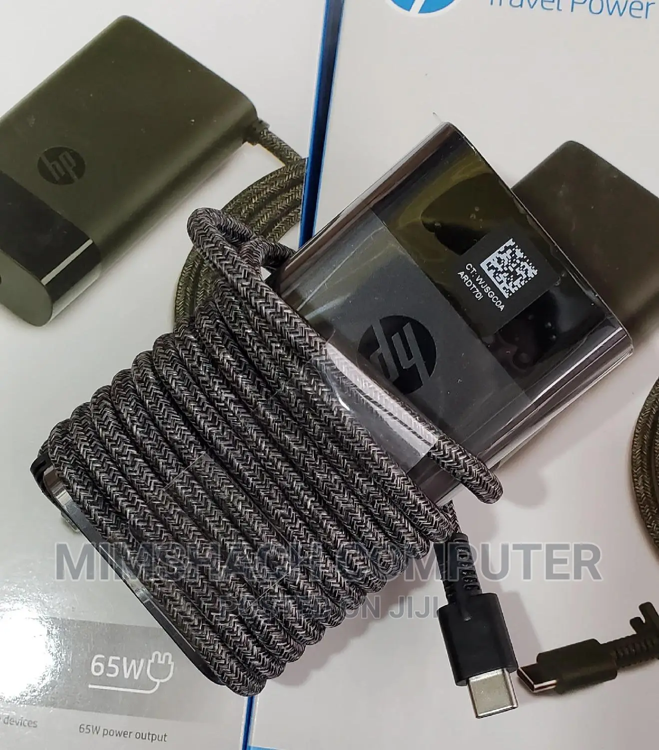Hp 65wh Type-C Charger With Usb-a Charging Port