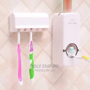 Toothbrush Holder Automatic Toothpaste Dispenser Holder