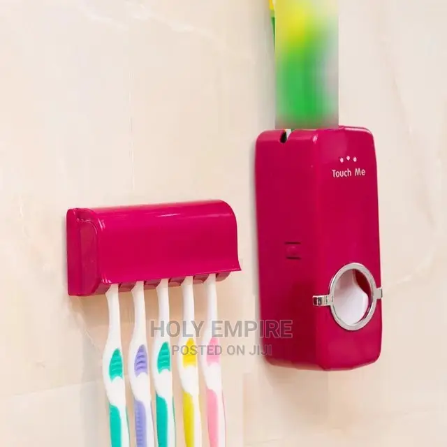 Toothbrush Holder Automatic Toothpaste Dispenser Holder