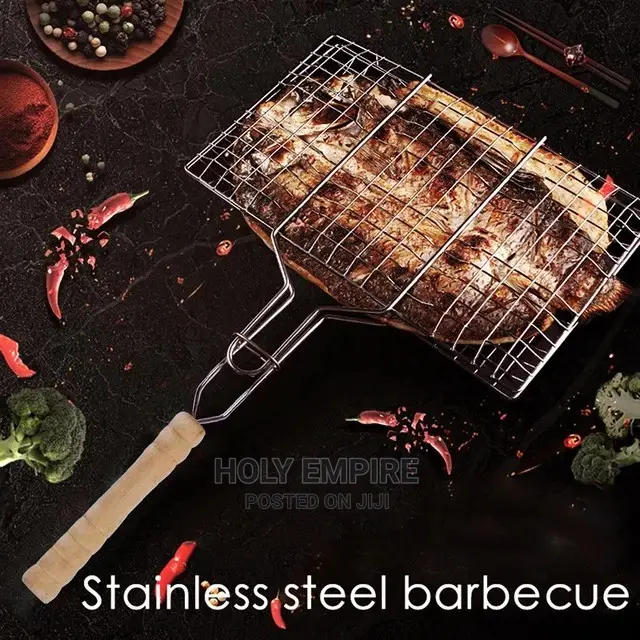 Foldable BBQ Grilling Basket Stainless