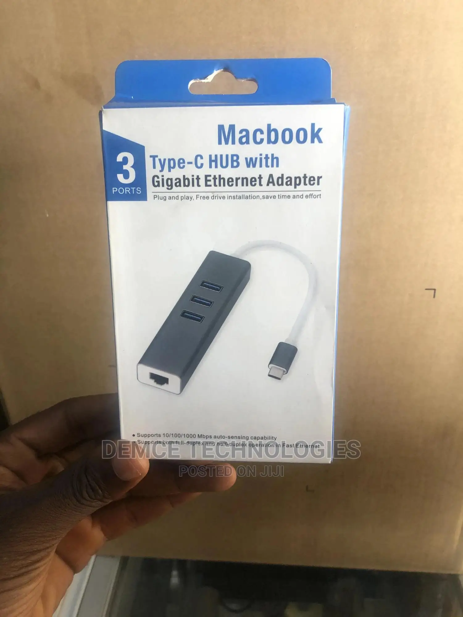 Type C Hub to Usb and Ethernet