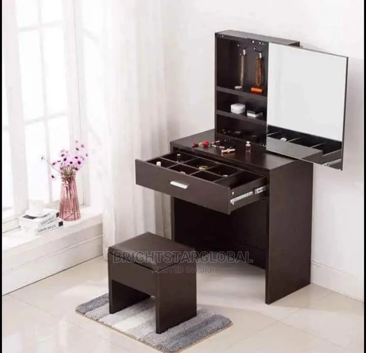 Makeup Table Set and Mirror