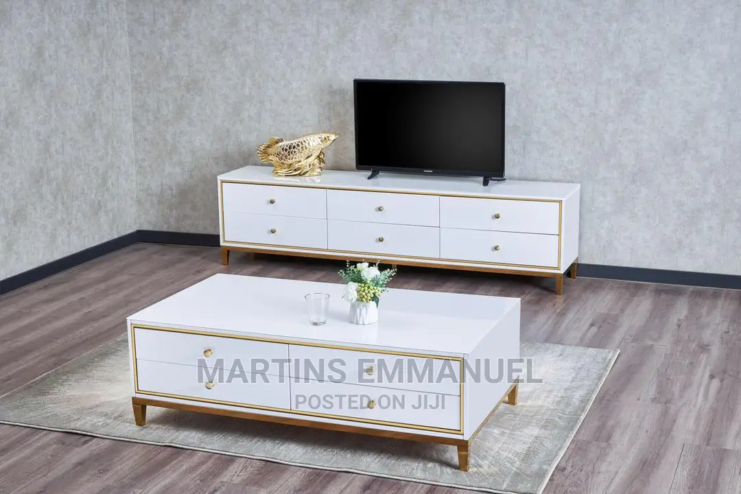 Pure Italian Marble Tv Stand/Table