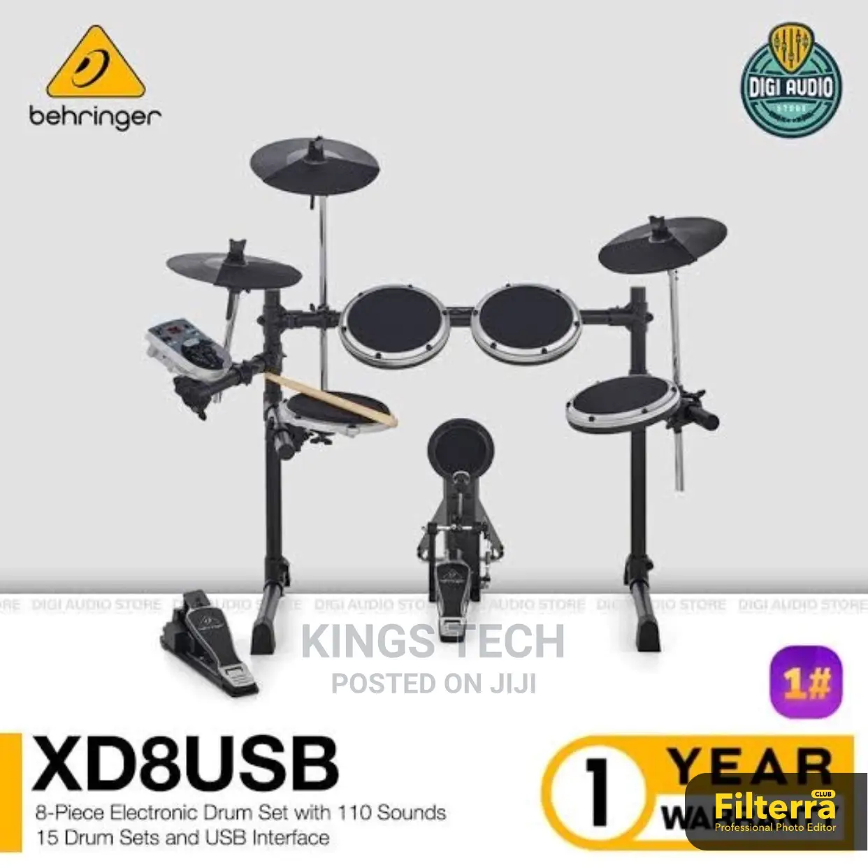 BEHRINGER Xd8usb Electric Drumset
