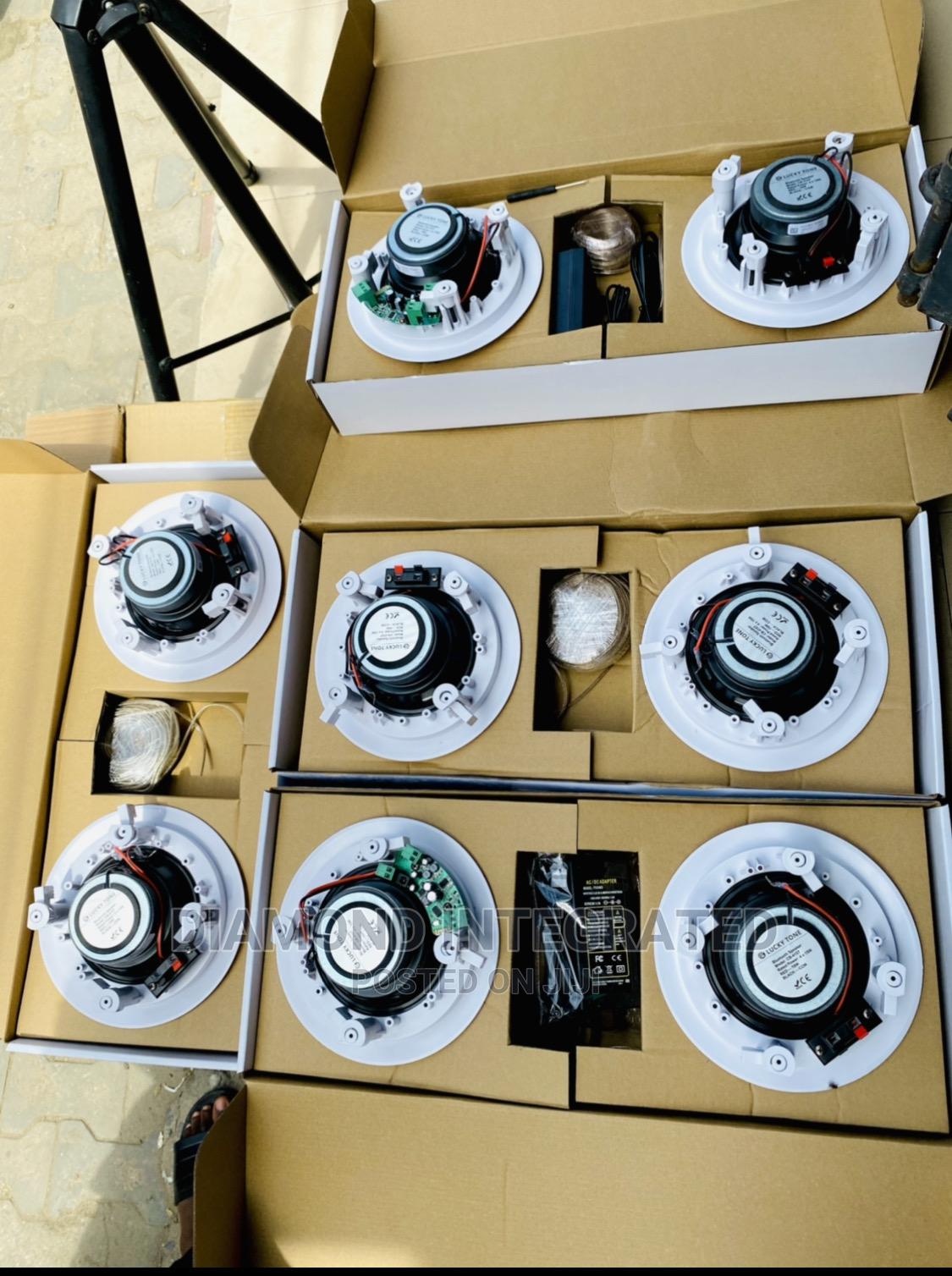 8 Ceiling 2 Active Bluetooth and 6 Passive Ceiling Speaker