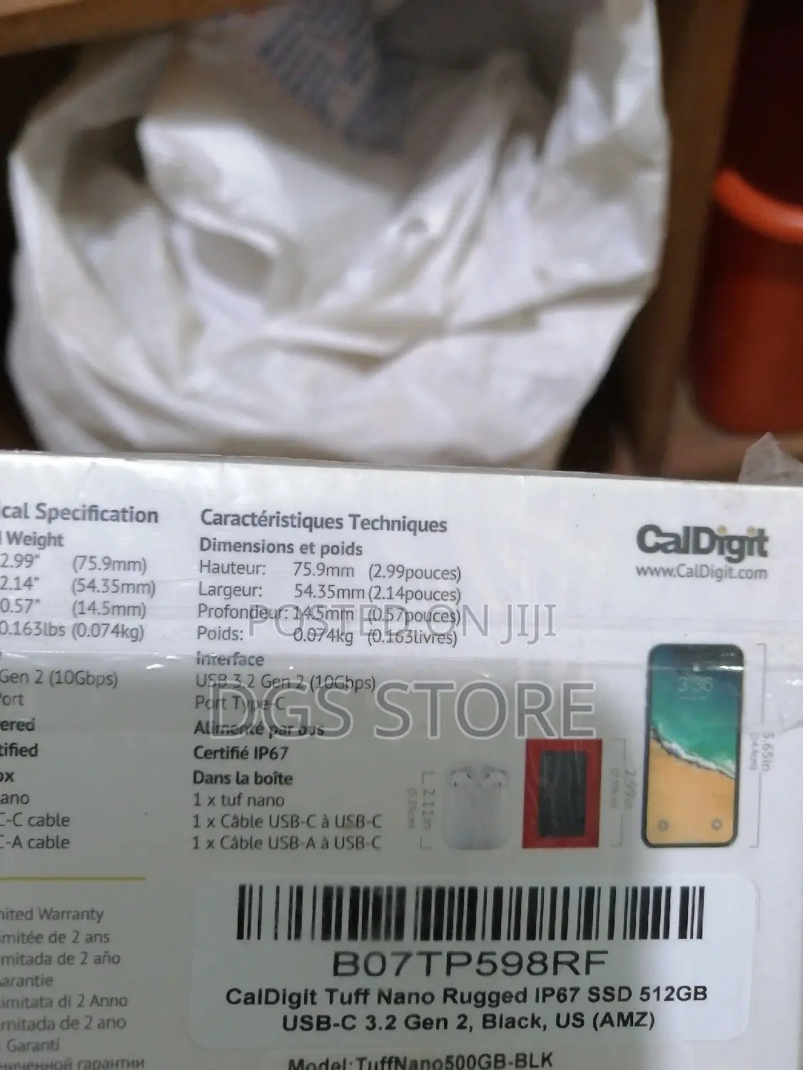 Tuff Nano SSD 512gb