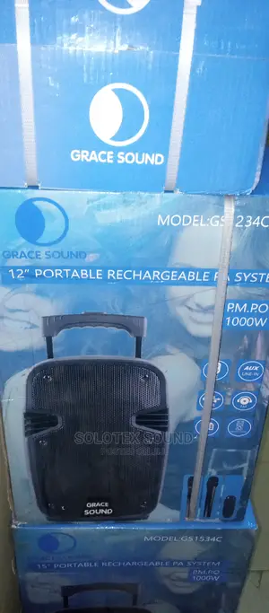 Grace Sound 12inches Pa System With 2 Wireless Mic Bruetooth