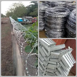 Fence Wire; Razor Barb-Wire and Y-Angle