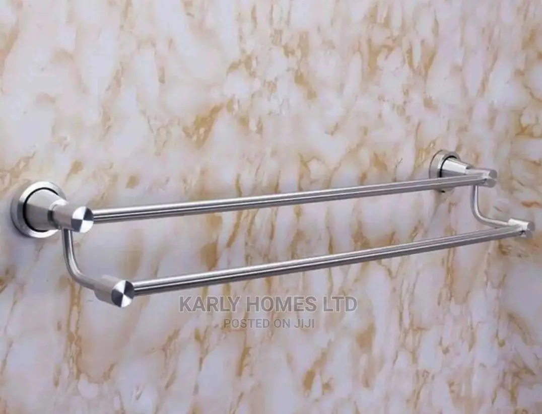 Double Railed Anti Rust Towel Rail