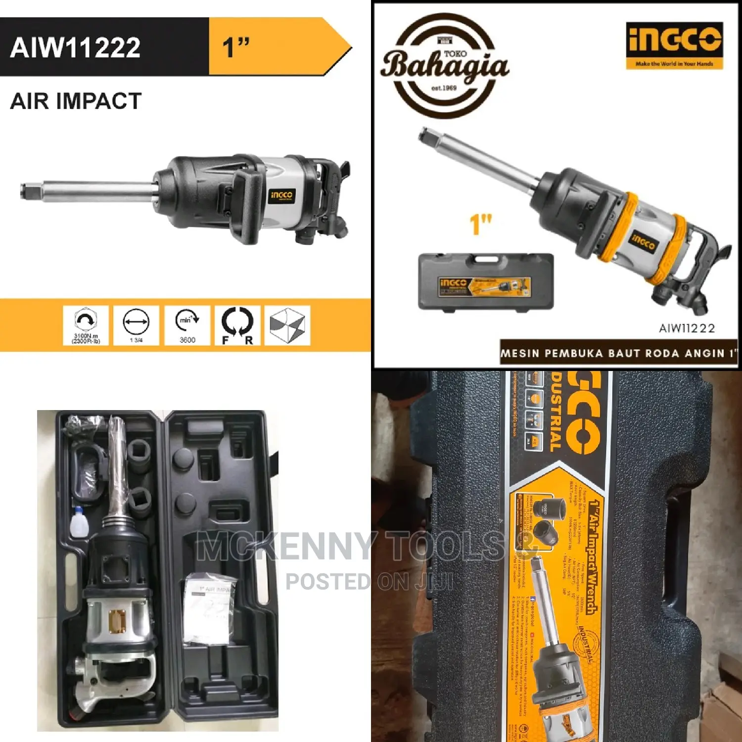 Air Impact Wrench 1"
