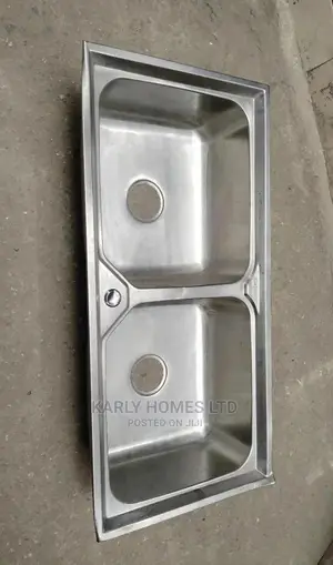 Coated Thick Double Bowl Sink