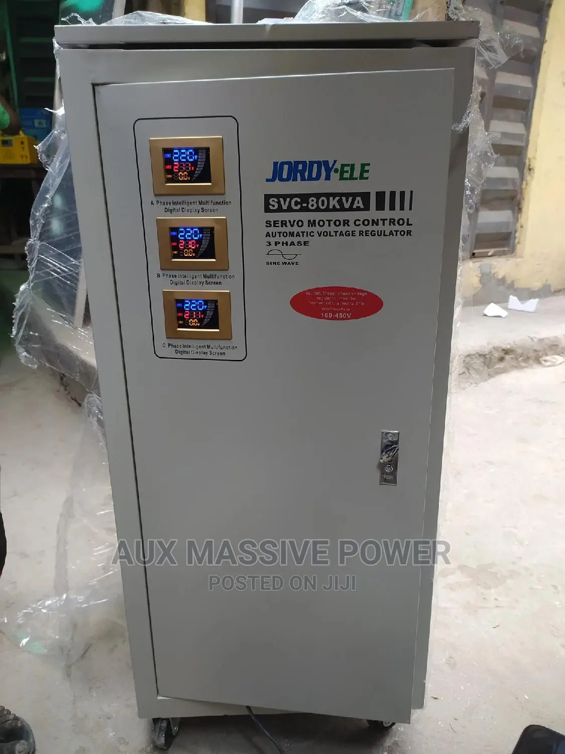Jordy 80kva Central Avr Industrial Stabilizer.