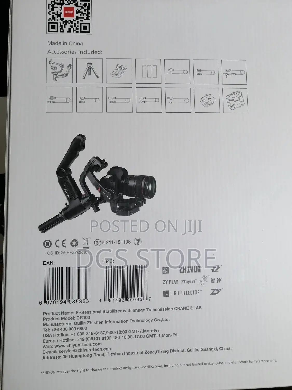 Zhiyun Crane 3 Lab Handheld