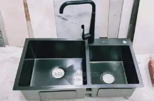 Double Bowl Black Handmade England Sink