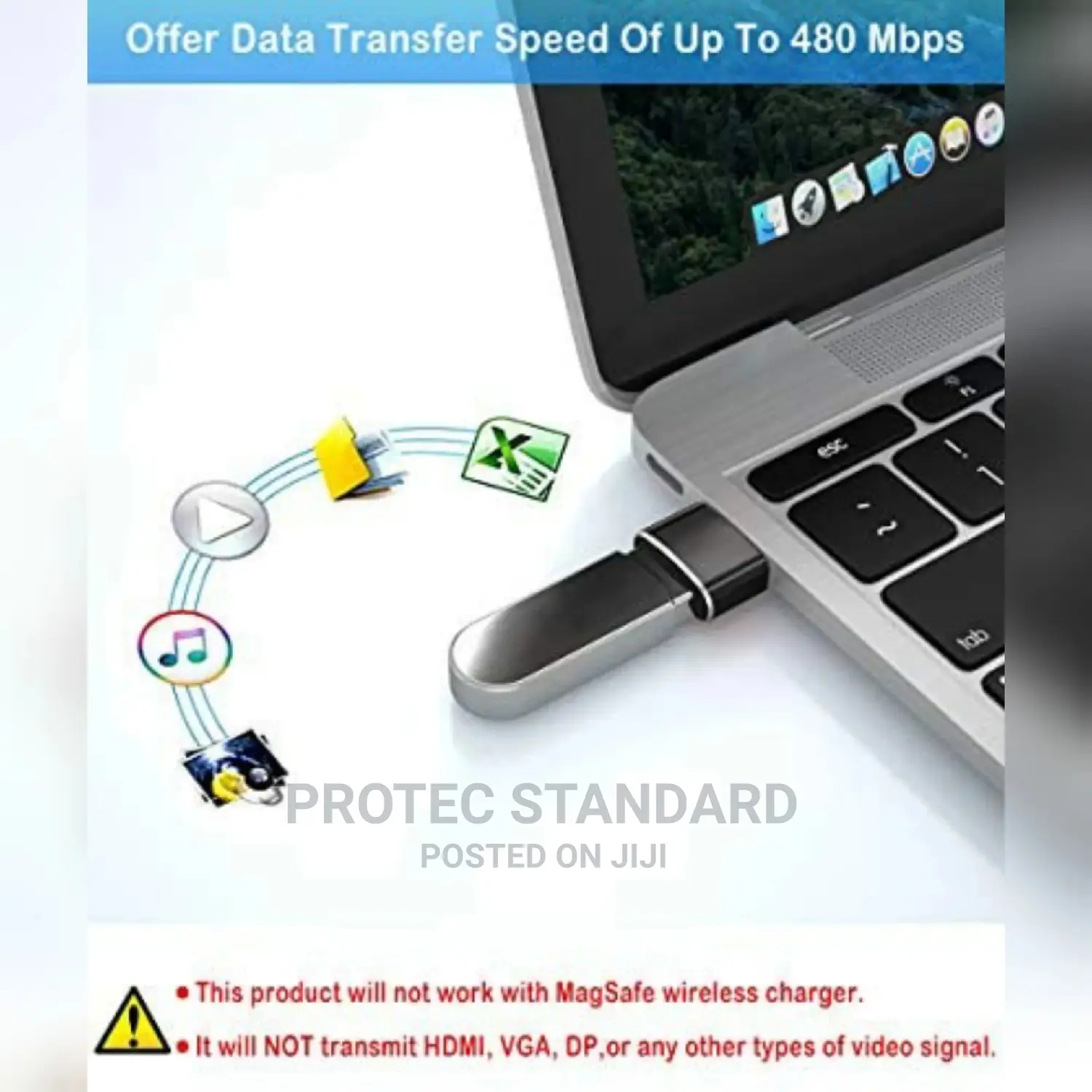 Type C Female to USB Male Adapter