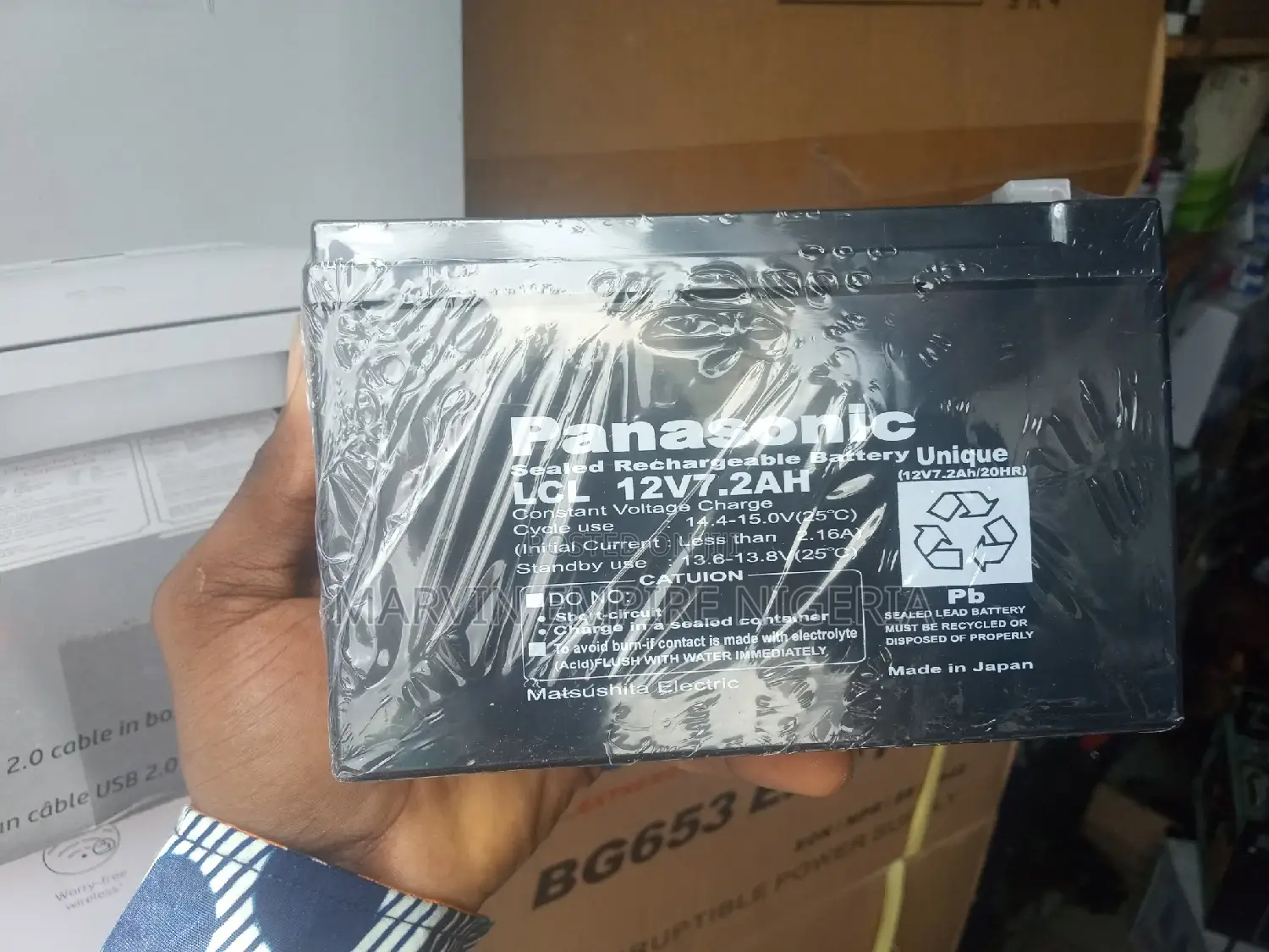 Panasonic Ups Battery 12v 7.2ah