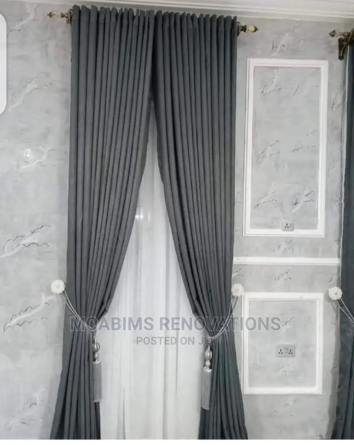 Quality Sliver Black Out Curtain