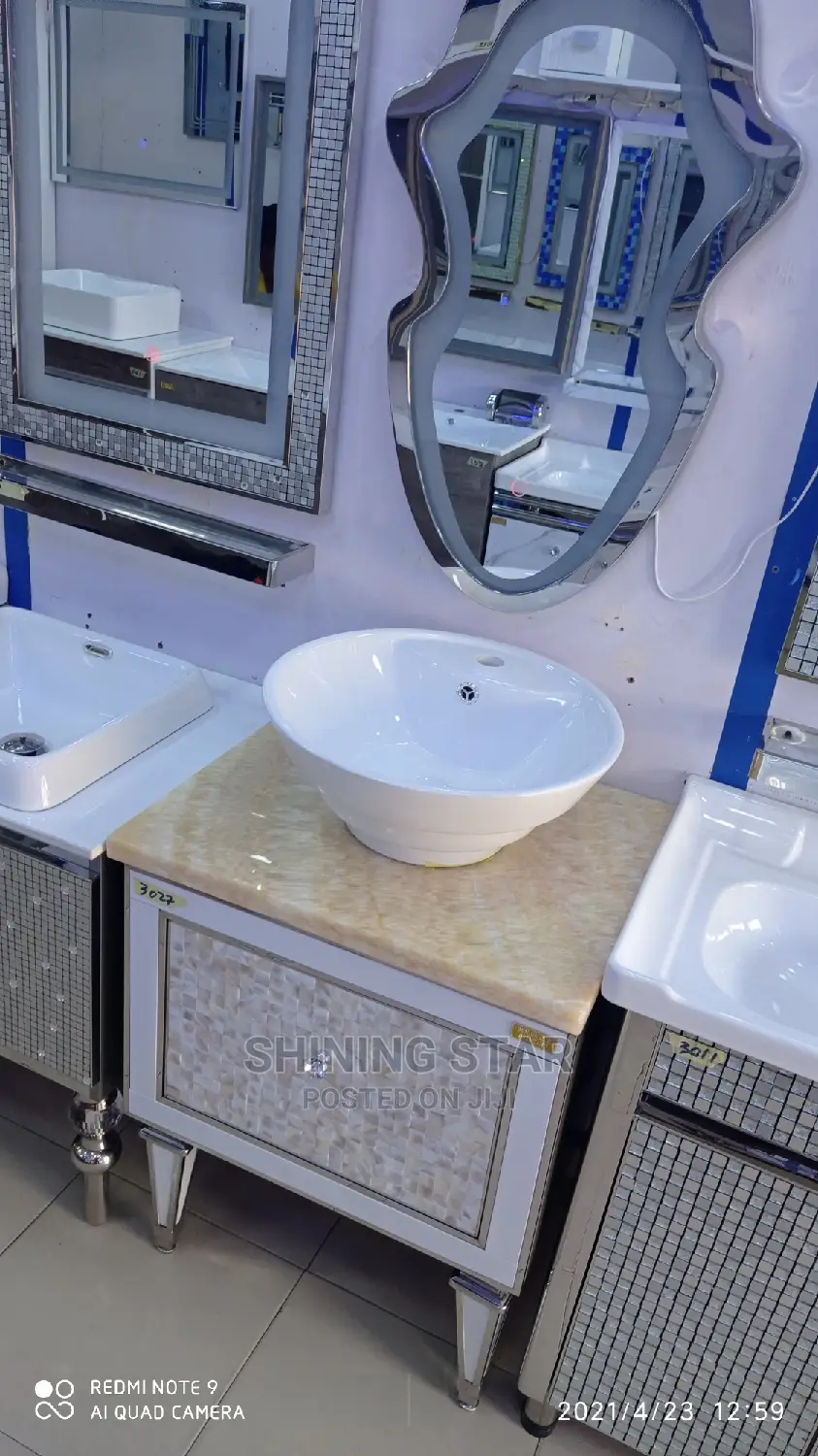 Executive Cabinet Basin With Marble Top