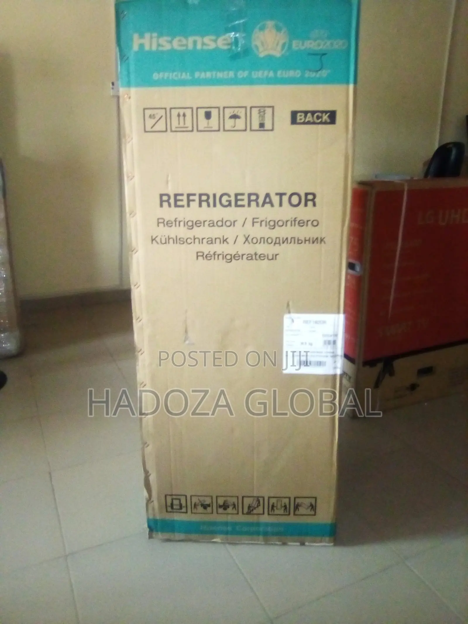 Hisense Standing Double Door Refrigerator.