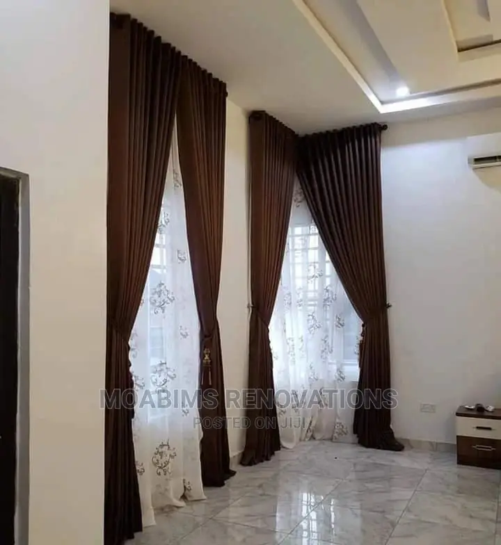 Turkish Brown Curtain Blinds