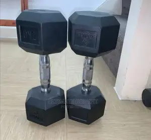 Brand New Pair 7kg Hex Dumbbell