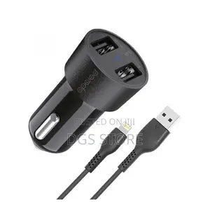 Porodo Convenient Charging Combo Dual Usb Car Charger 3.4A