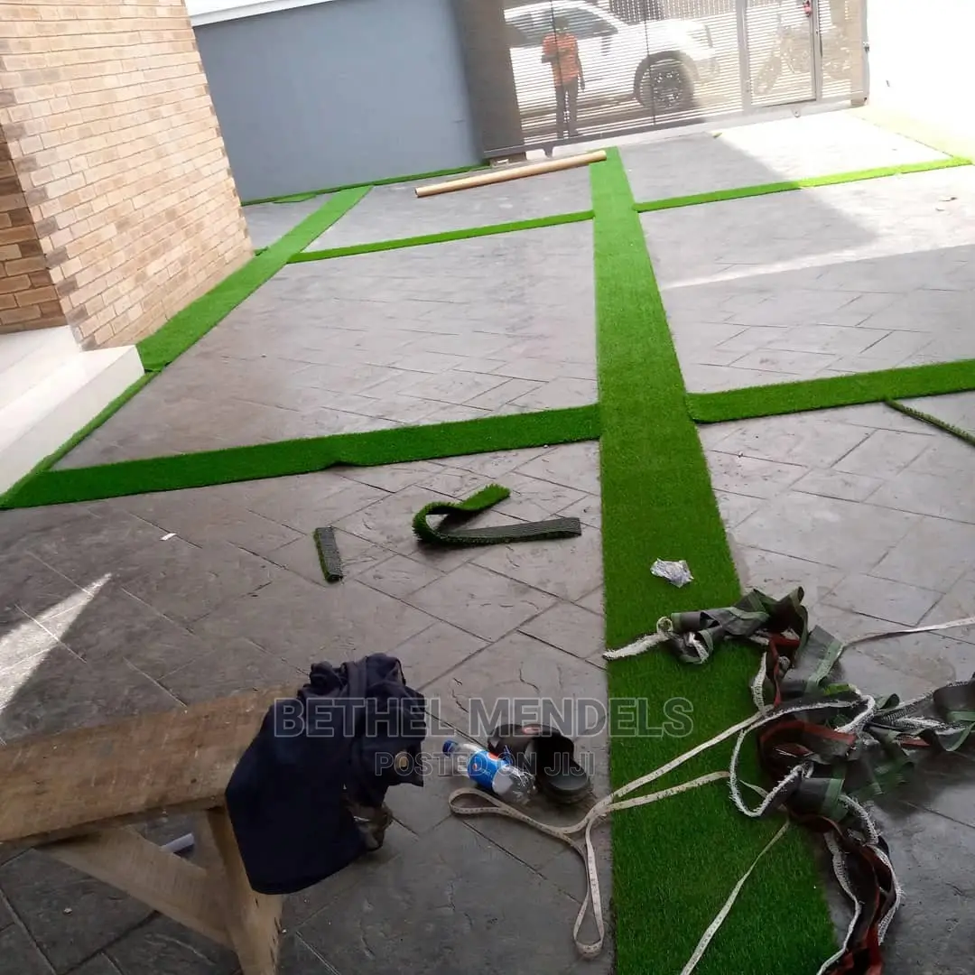Pattern Artificial Grass Installation