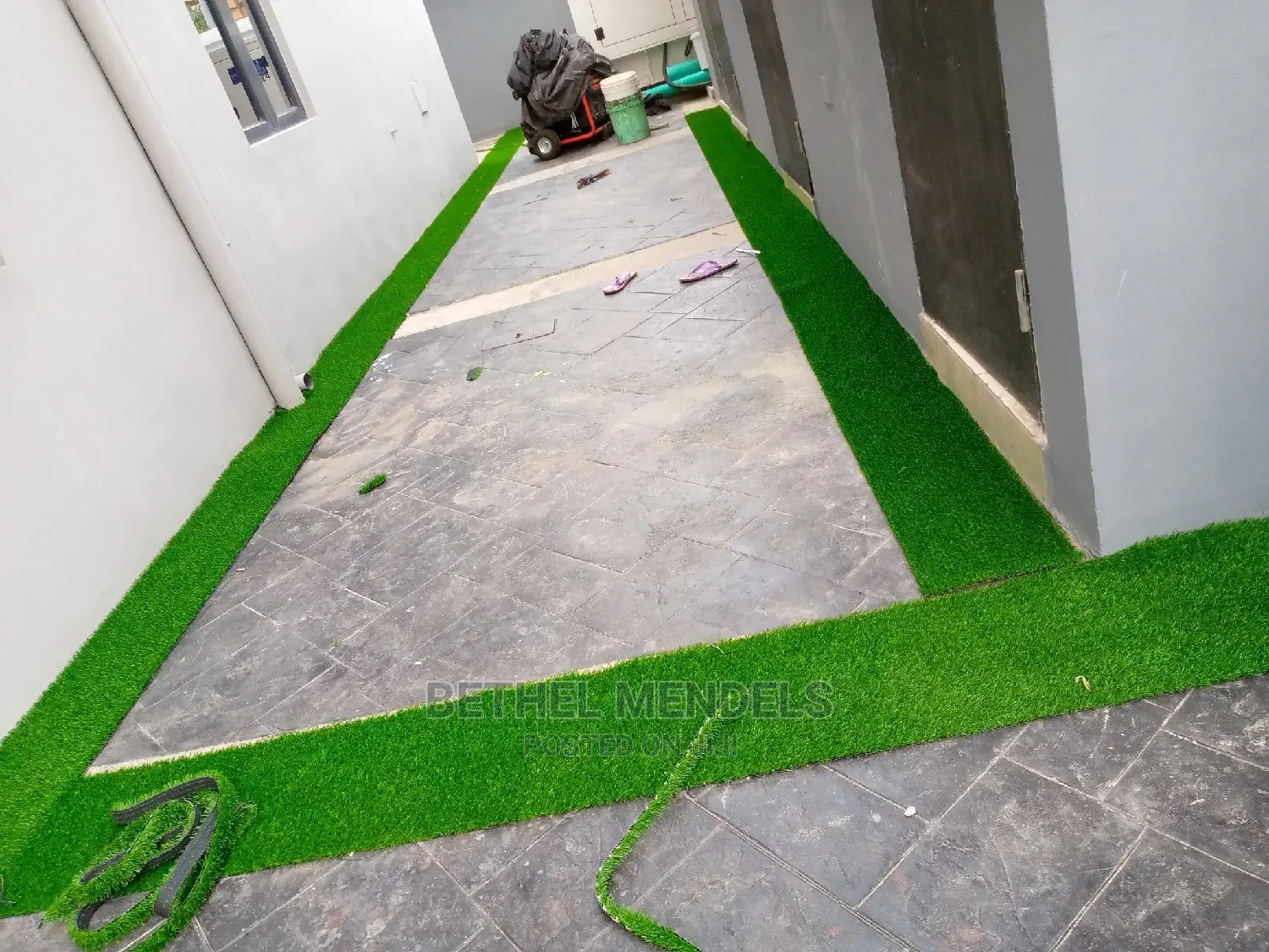 Pattern Artificial Grass Installation