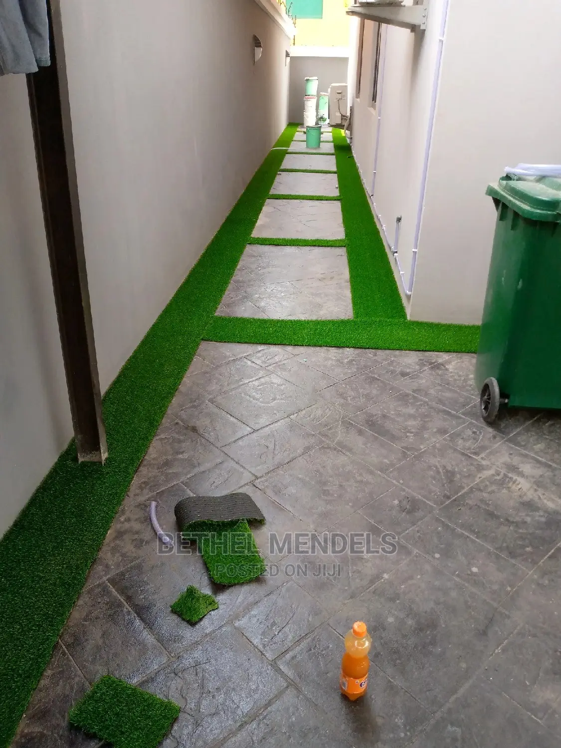 Pattern Artificial Grass Installation