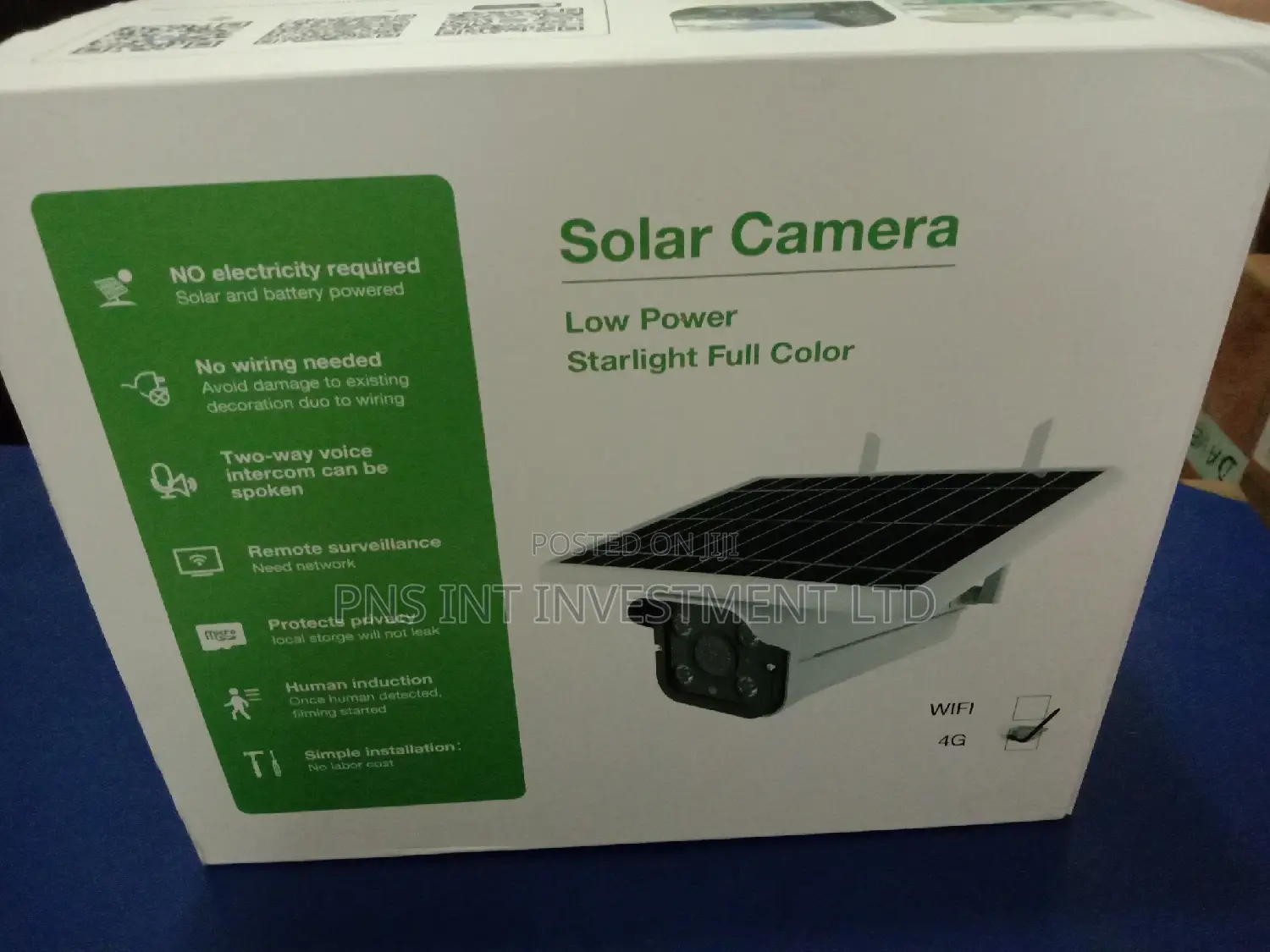 4G Low Power Solar CCTV Camera
