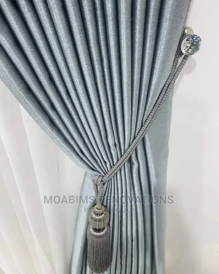 Premium Turkish (Sliver Grey )Curtain